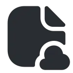 Document Cloud SVG Icon